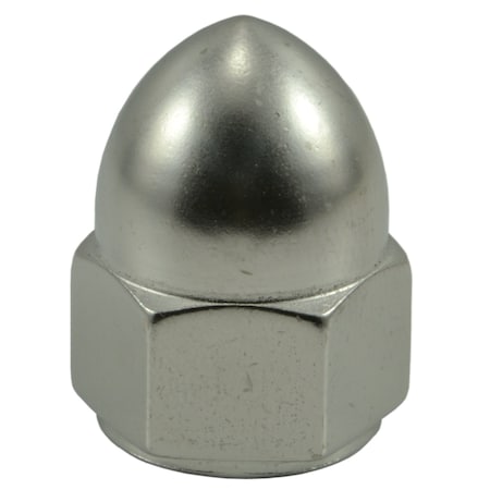 Midwest Fastener High Crown Cap Nut, 1/2"-13, 18-8 Stainless Steel, Polished, 3 PK 33426